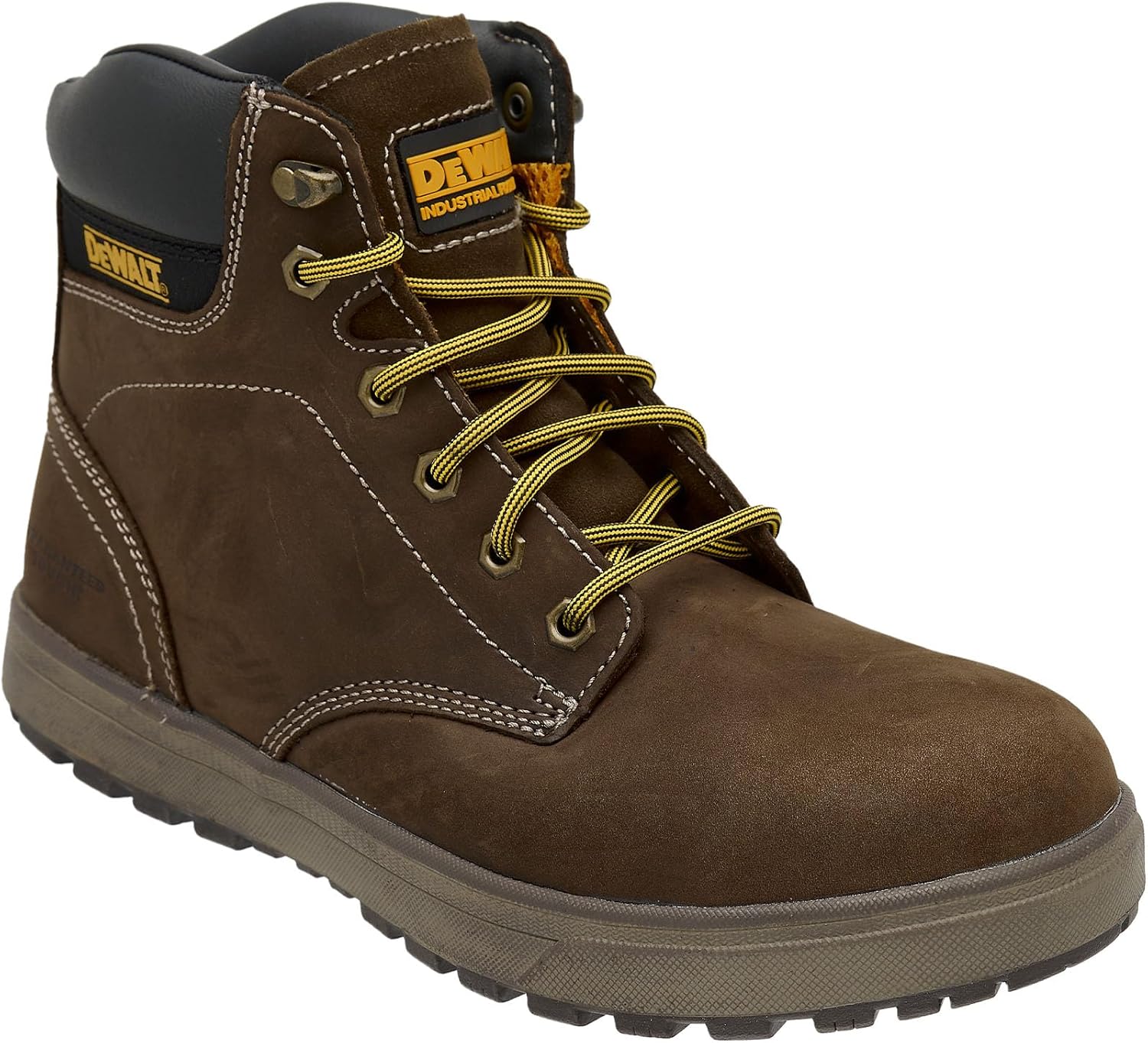 

Мужские кожаные ботинки DEWALT с стальным носком для промышленности и строительства, Palm Brown