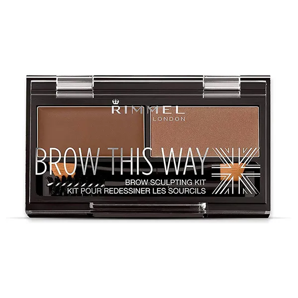 

Набор для макияжа глаз Born This Way Eyebrow Sculpting Kit Rimmel London, цвет mild brown