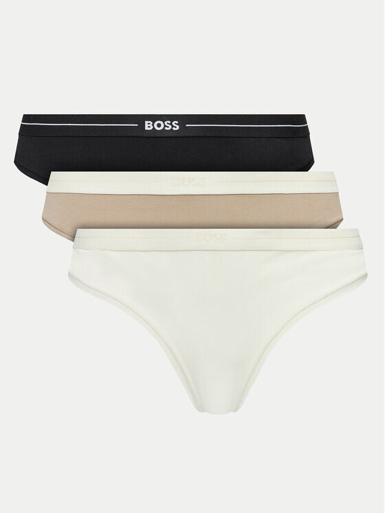 

Комплект из 3 классических женских трусов Boss, мультиколор