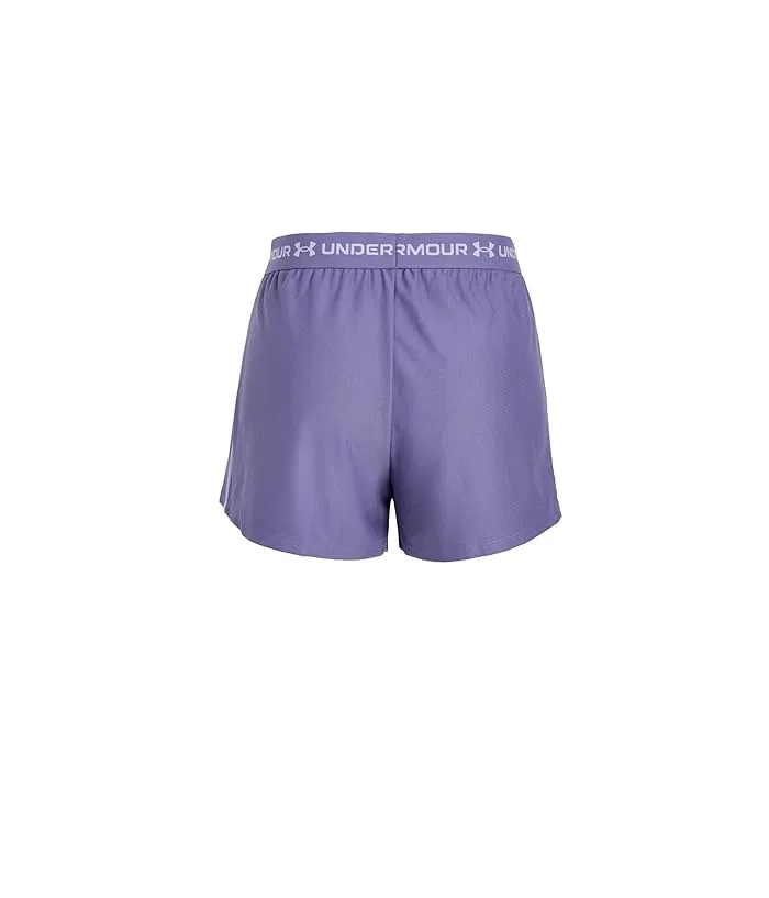 Шорты Tech Play Up Logo Under Armour Kids, Purple Luxe/White — фото 2