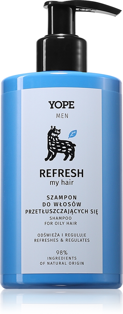 

Men refresh my hair шампунь для жирных волос для мужчин Yope, 300 мл