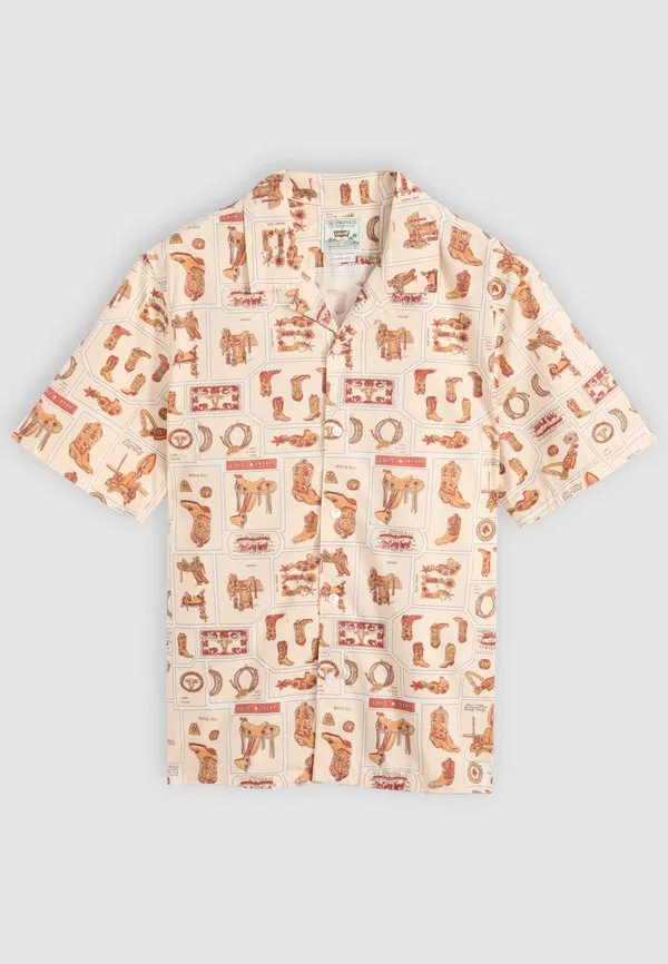 Стандартная рубашка лагеря «закат» Levi'S, Western Wear Heritage Print Ecru Tonal — фото 4