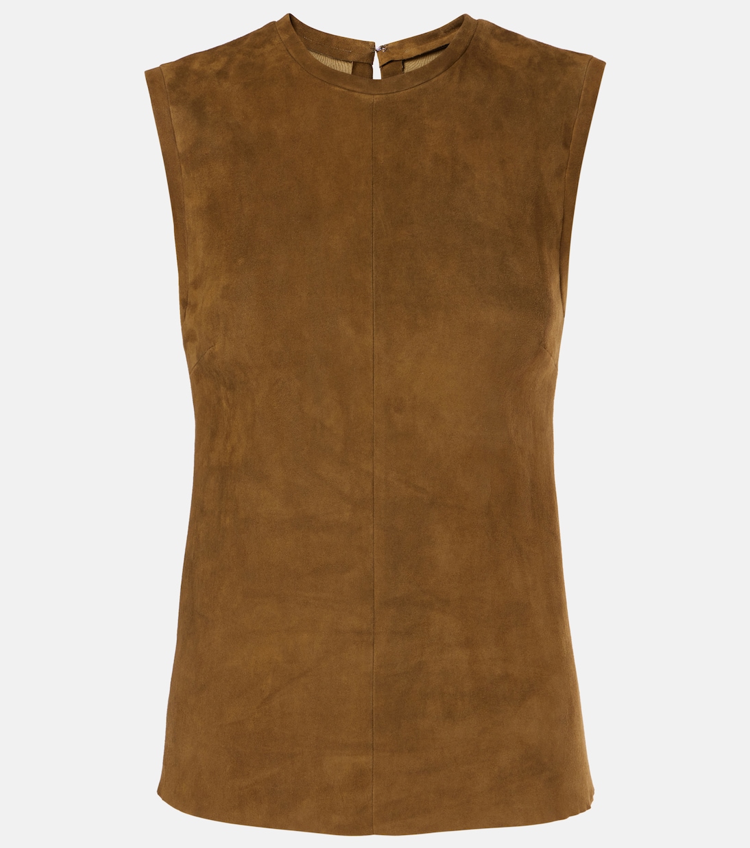 

Замшевый топ Miuccia Stouls, бронзовый