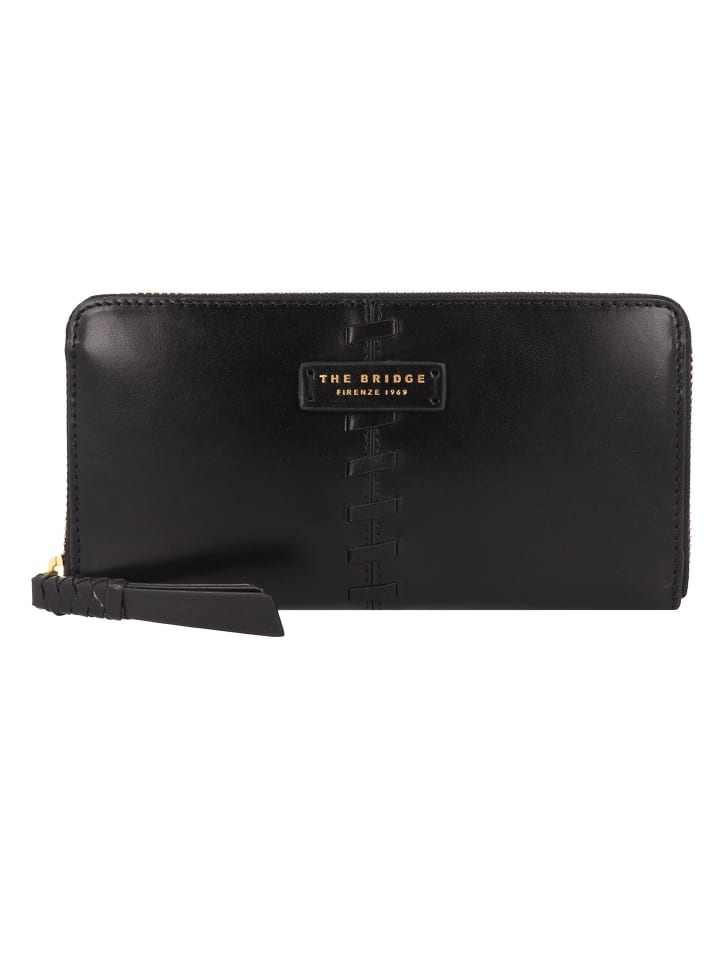 

Кошелек The Bridge Febe Geldbörse RFID Schutz Leder 13.5 cm, неро