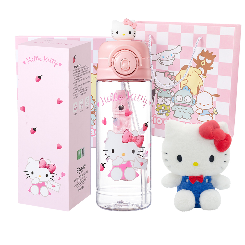 

Пластиковые стаканы для воды 580ml Sanrio, Hello Kitty Water Cup+Box+Large Doll