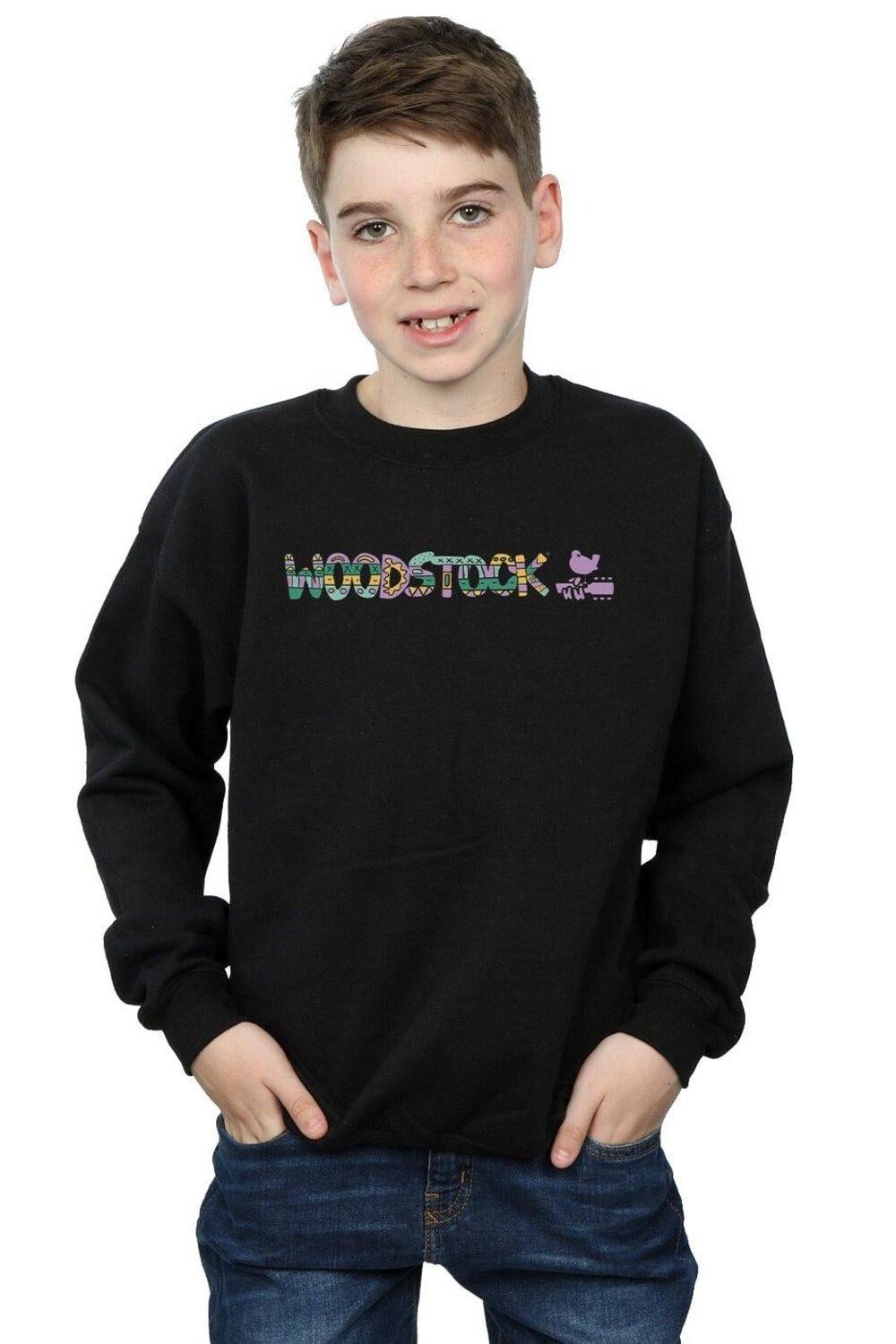 

Толстовка с логотипом Aztec Woodstock, черный