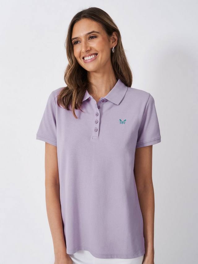

Классическая рубашка поло Crew Clothing, цвет Light Purple