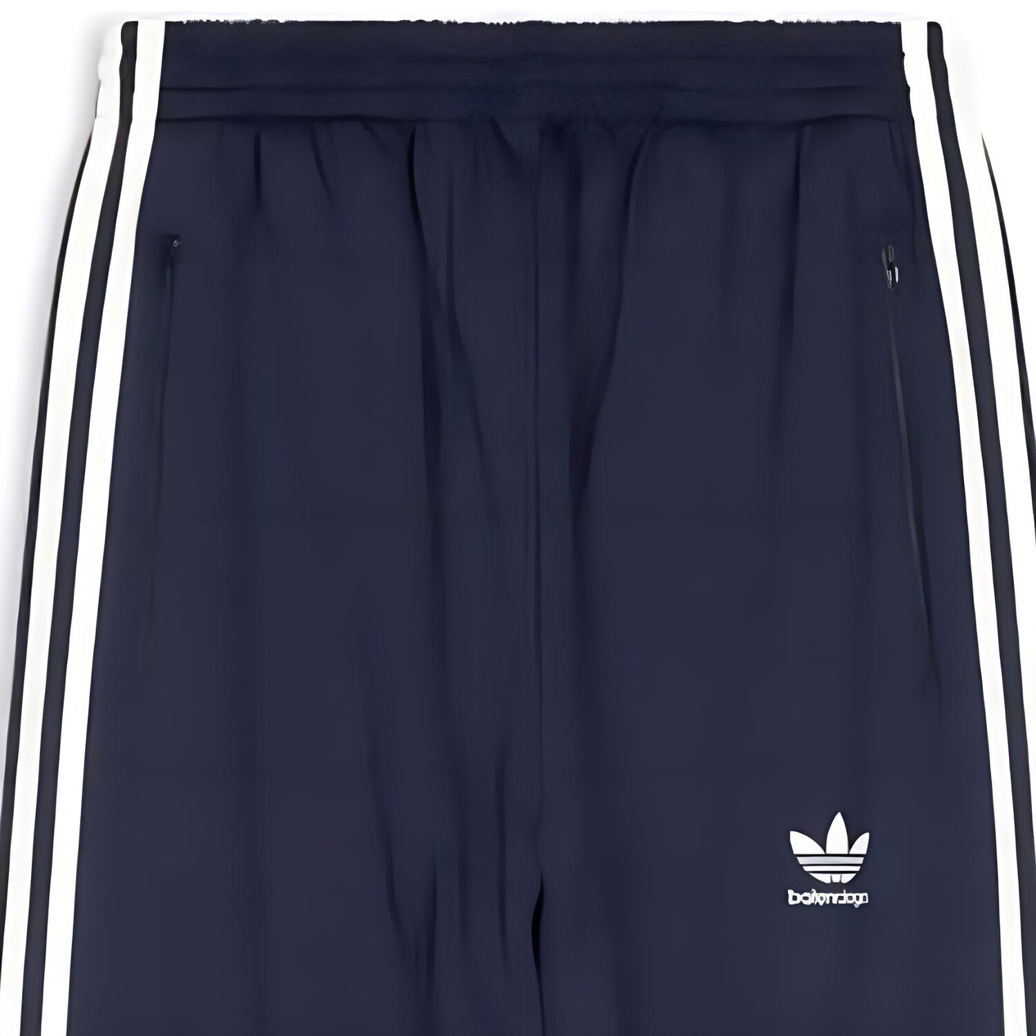 Укороченные спортивные штаны X Adidas Balenciaga, темно-синий — фото 3