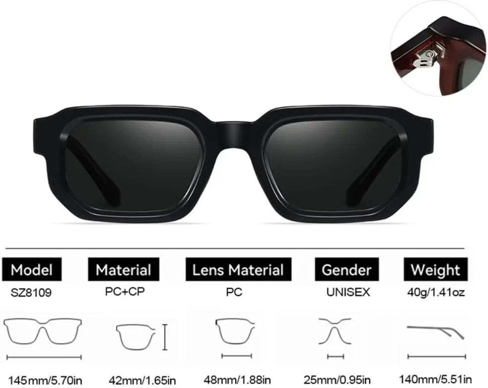 

Ретро-модные солнцезащитные очки для женщин и мужчин, классический винтажный стиль, защита от УФ-излучения UV400, для активного отдыха VFDHN, Green Black