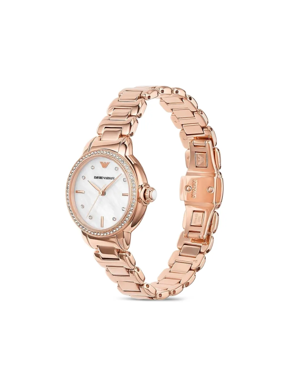 

Наручные часы Steel Crystal Bracelet 32 мм EMPORIO ARMANI, белый
