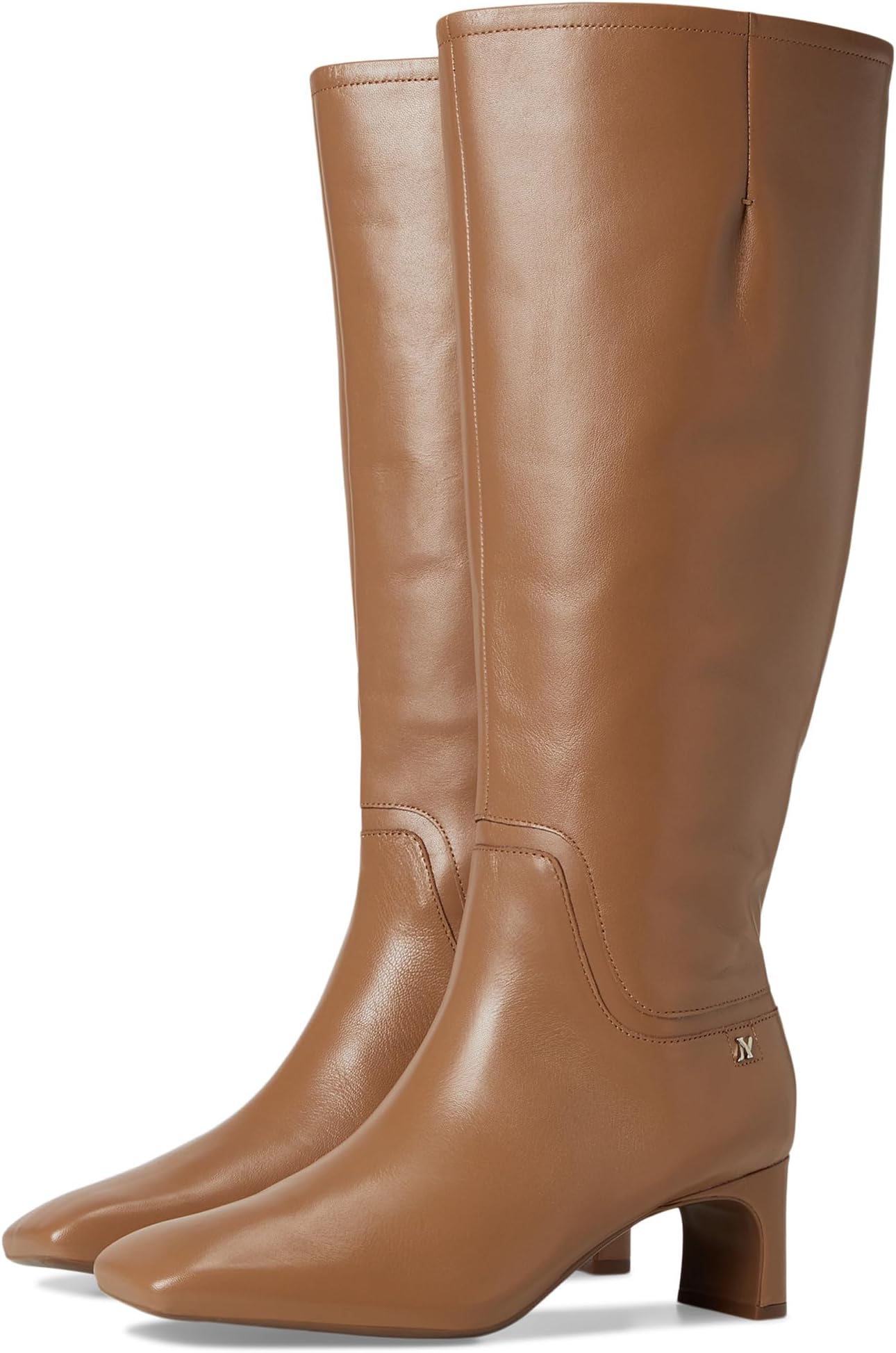 Ботинки Naturalizer Women's Candela Wide Calf Knee High Boots, Cafe Brown Leather