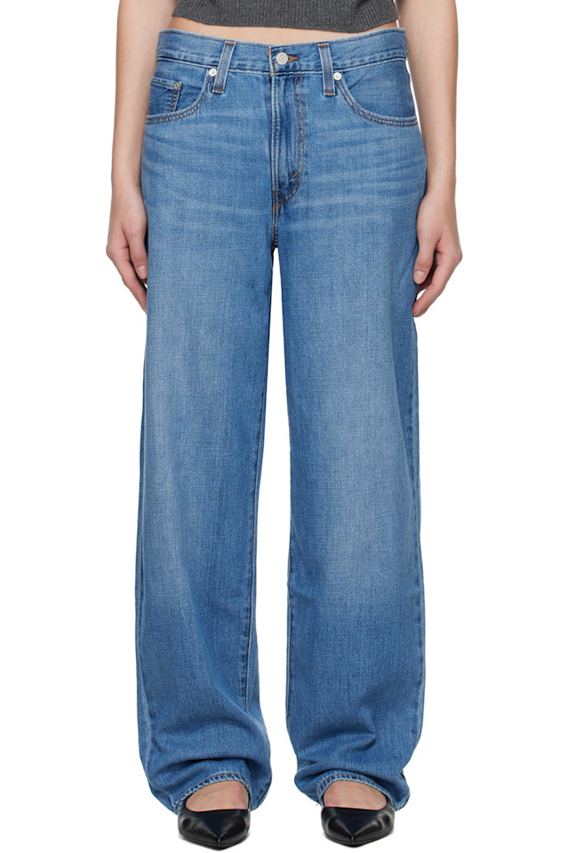 

Мешковатые льняные джинсы dad fit Levi'S, мультиколор