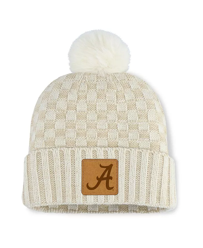 

Вязаная шапка с помпоном Natural Alabama Crimson Tide Blaze Fanatics