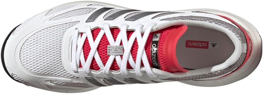 Мужские кроссовки Adidas Adizero Aruku с шнуровкой, повседневные - белые — фото 4