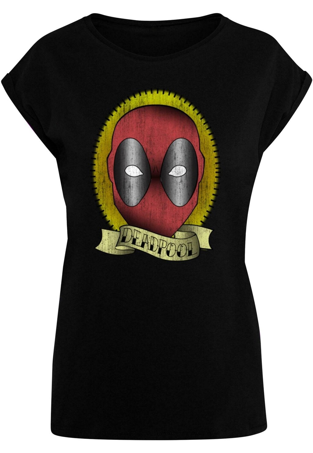 

Футболка с принтом DEADPOOL TATTOO ABSOLUTE CULT, черный