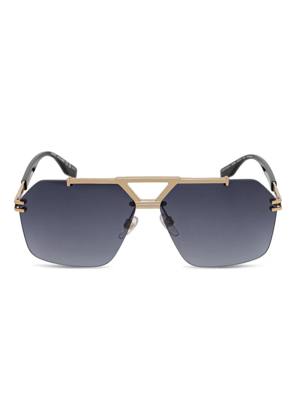 

Солнцезащитные очки в геометричной оправе Marc Jacobs Eyewear, золотой
