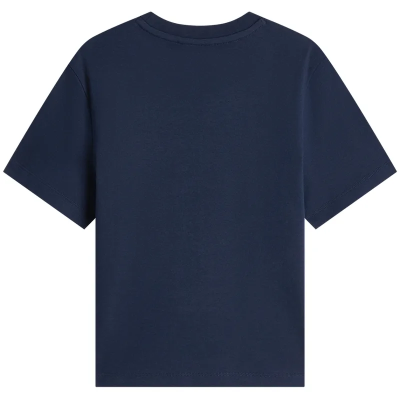 Футболка женская с круглым вырезом Tommy Hilfiger, темно-синий C1G — фото 3