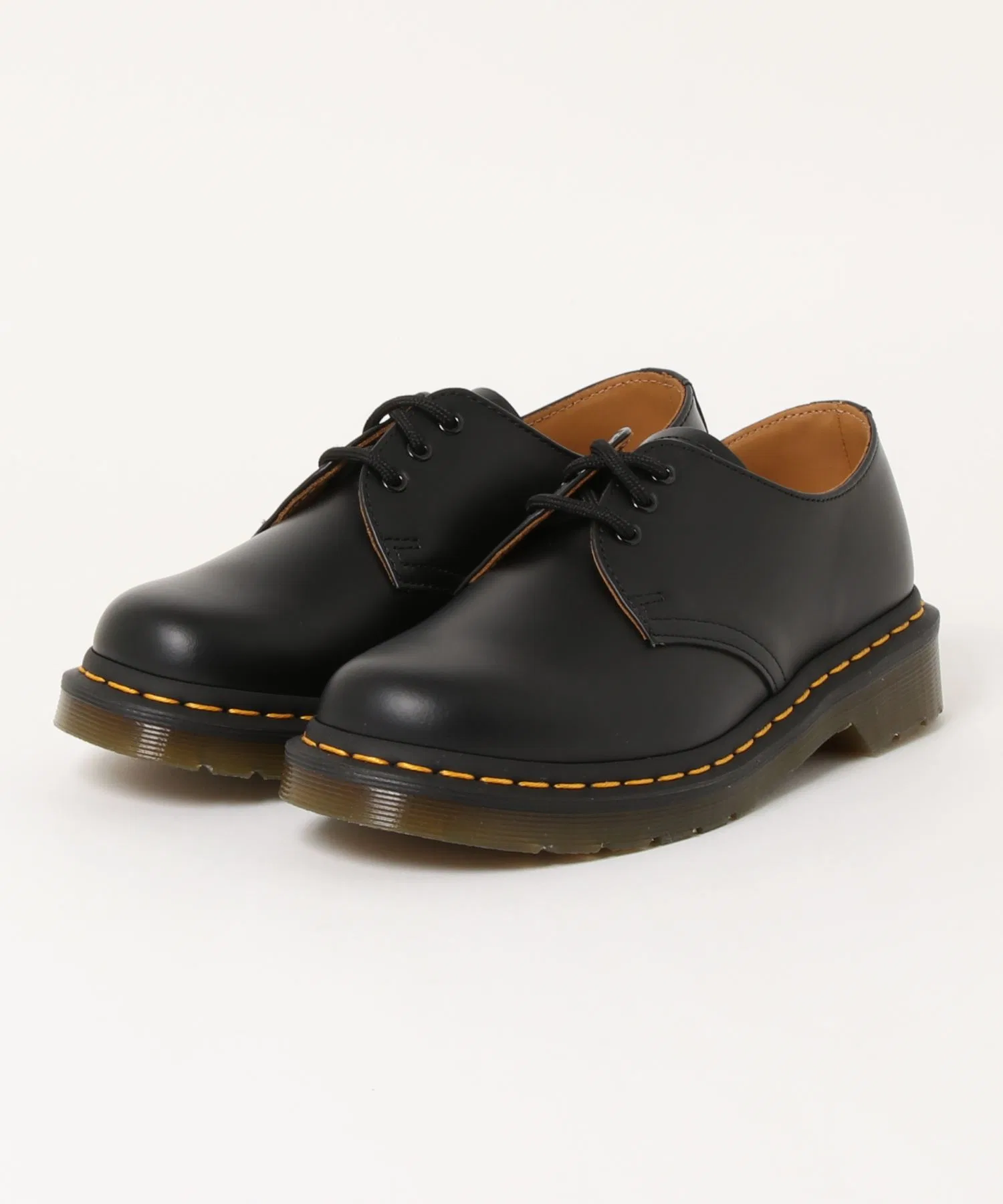 Унисекс туфли Dr. Martens 1461Z 3 EYE SHOE из кожи чёрные