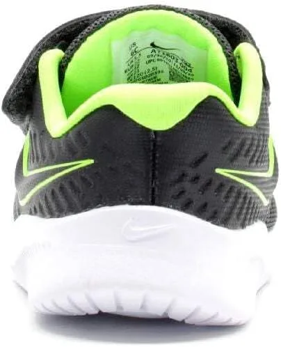 Детские беговые кроссовки Nike Star Runner 2 (PSV) унисекс, белый/зеленый/серый — фото 3