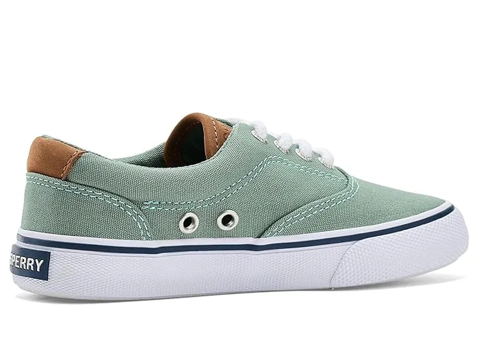 Кроссовки на шнуровке Cvo Striper II Sperry Kids, Sage Green Canvas — фото 4
