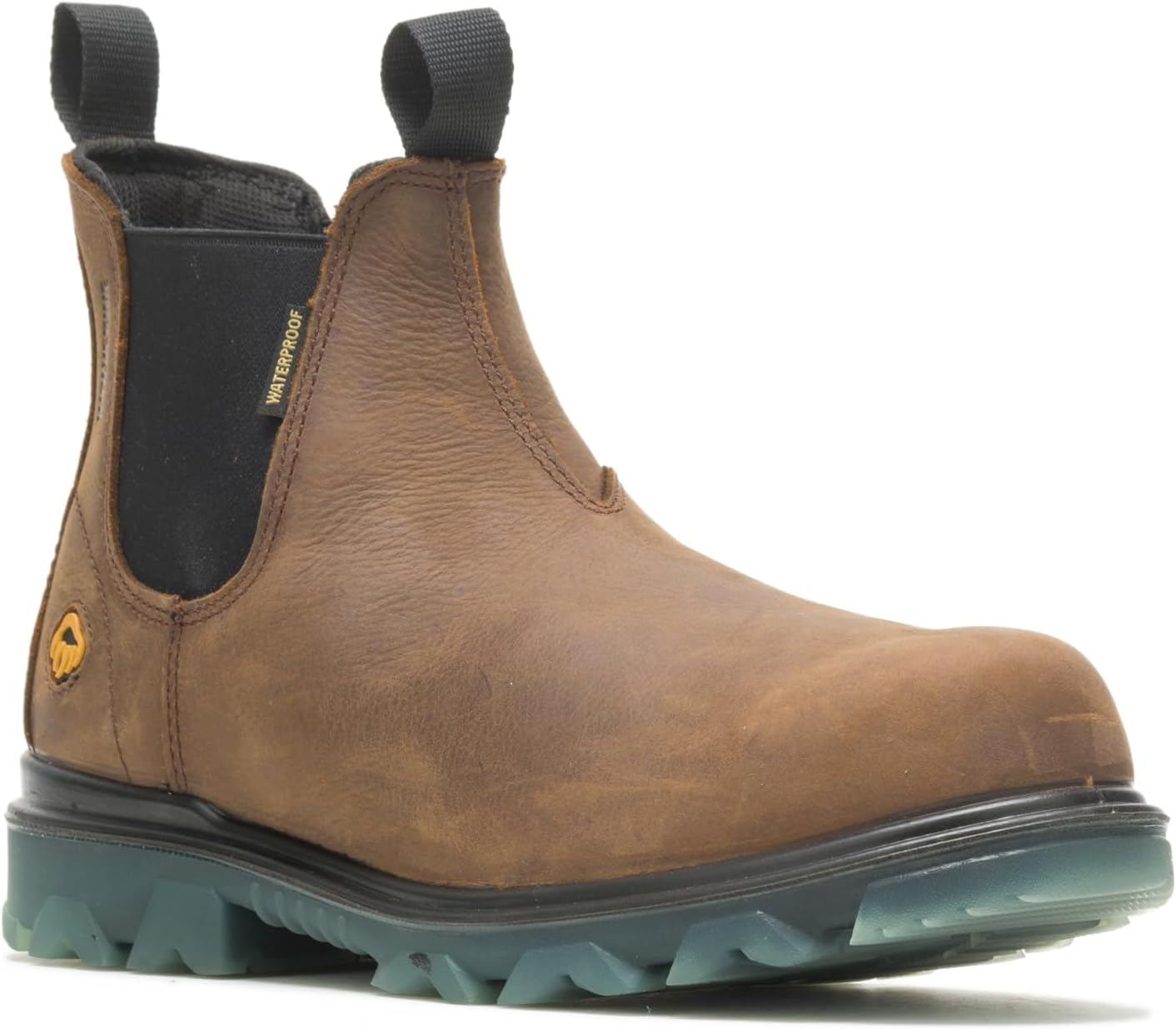 Мужские ботинки WOLVERINE I-90 с водонепроницаемым композитным носком, модель Romeo Slip-on, коричневые, размер 10.5 US Name ‎Wolverine, коричневый — фото 3