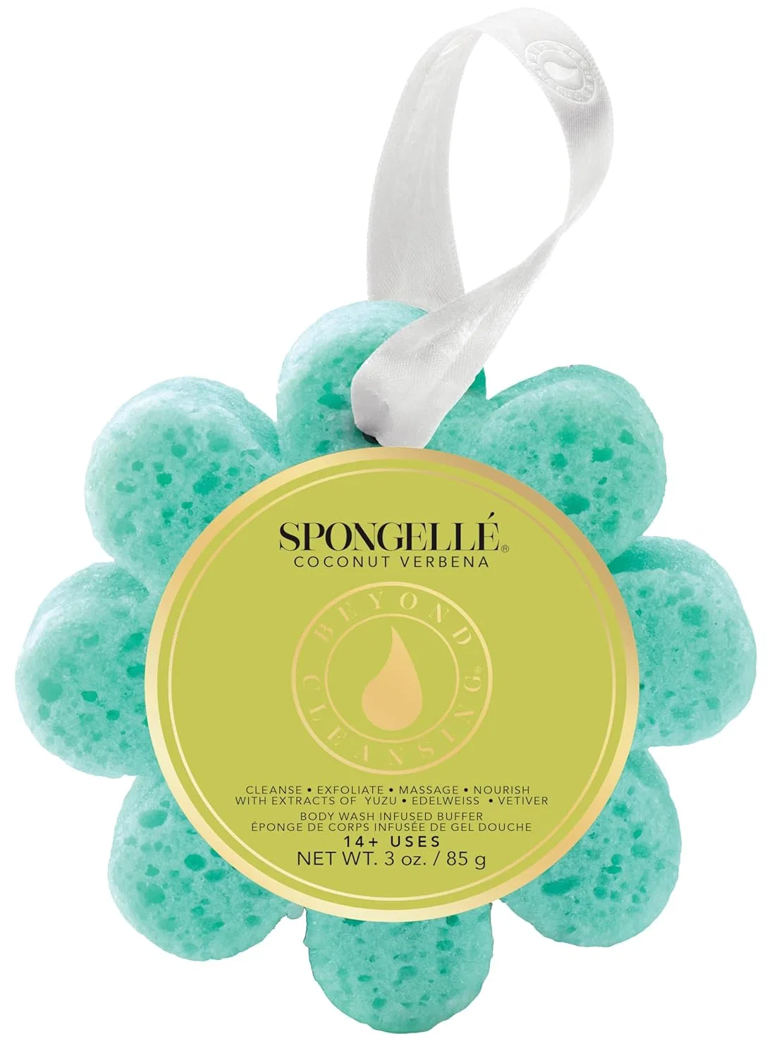 Губка-буфер Spongelle Wild Flower - Coconut Herb Spongellé