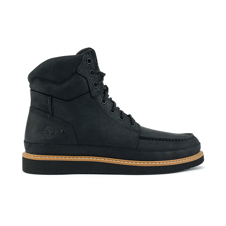 Мужские ботинки Timberland кожаные износостойкие, черный — фото 2