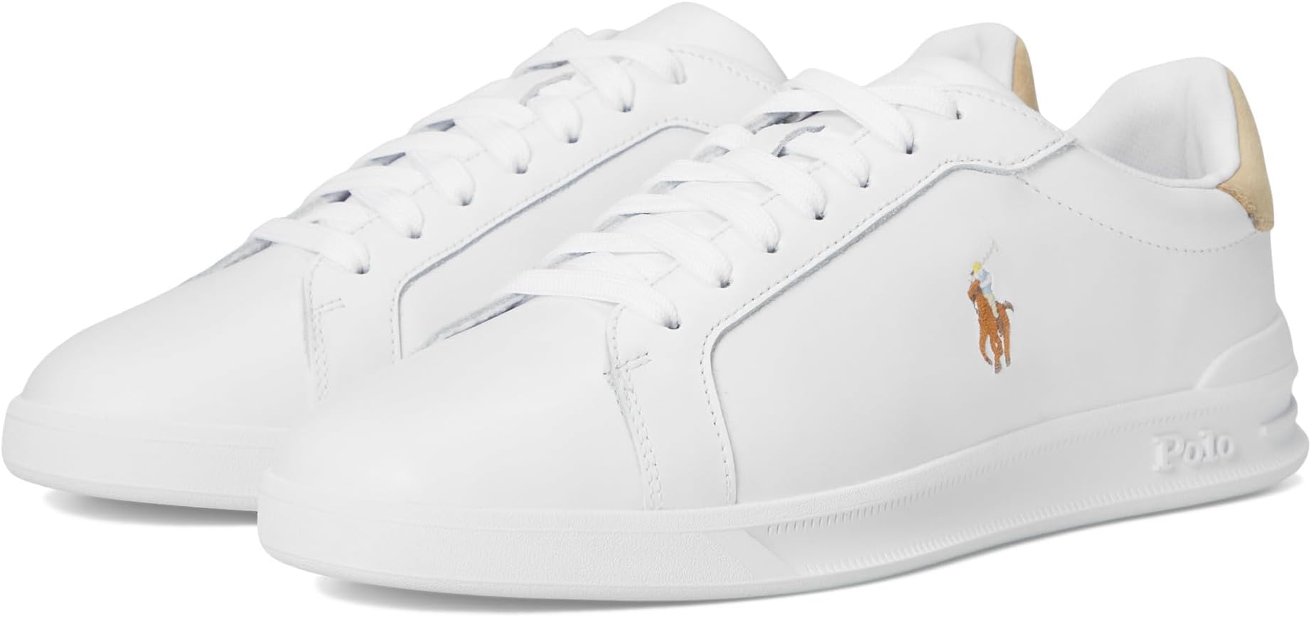 

Кроссовки Polo Ralph Lauren Heritage Court II, цвет White/Bone