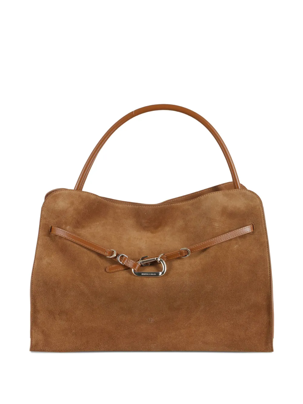 

Знаменитая замшевая сумка на плечо 24H Biasia, нейтральный