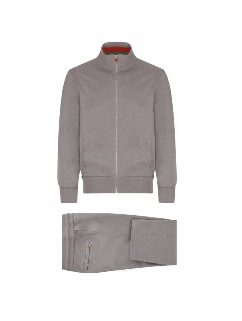 

Спортивный костюм с логотипом Kiton, серый