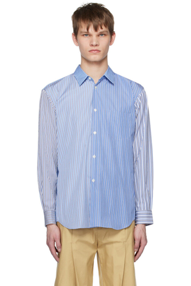 

Рубашка в сине-белую полоску Comme des Garçons Shirt