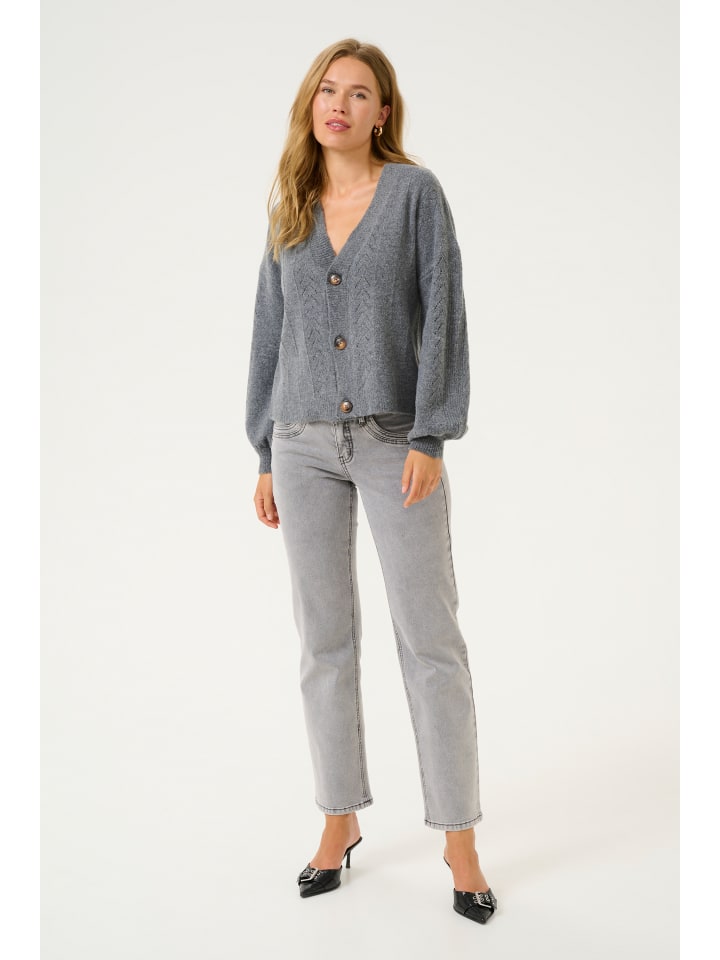 

Cream Кардиган прямого кроя CRHoliday, цвет «Асфальтовая меланж»