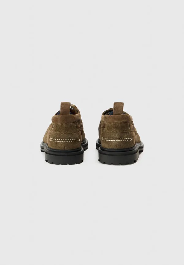 Лодочные туфли rob combi Pepe Jeans, Dark Olive Green — фото 3