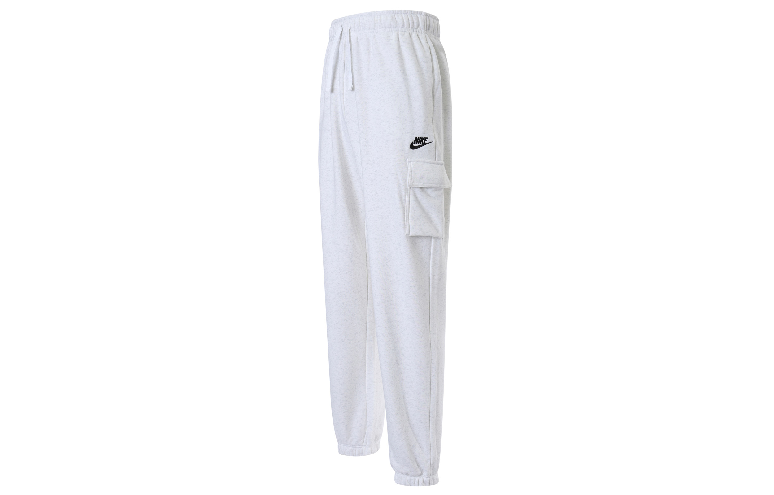 Nike Спортивные штаны Club Fleece вязаные женские Birch Heather/White — фото 4