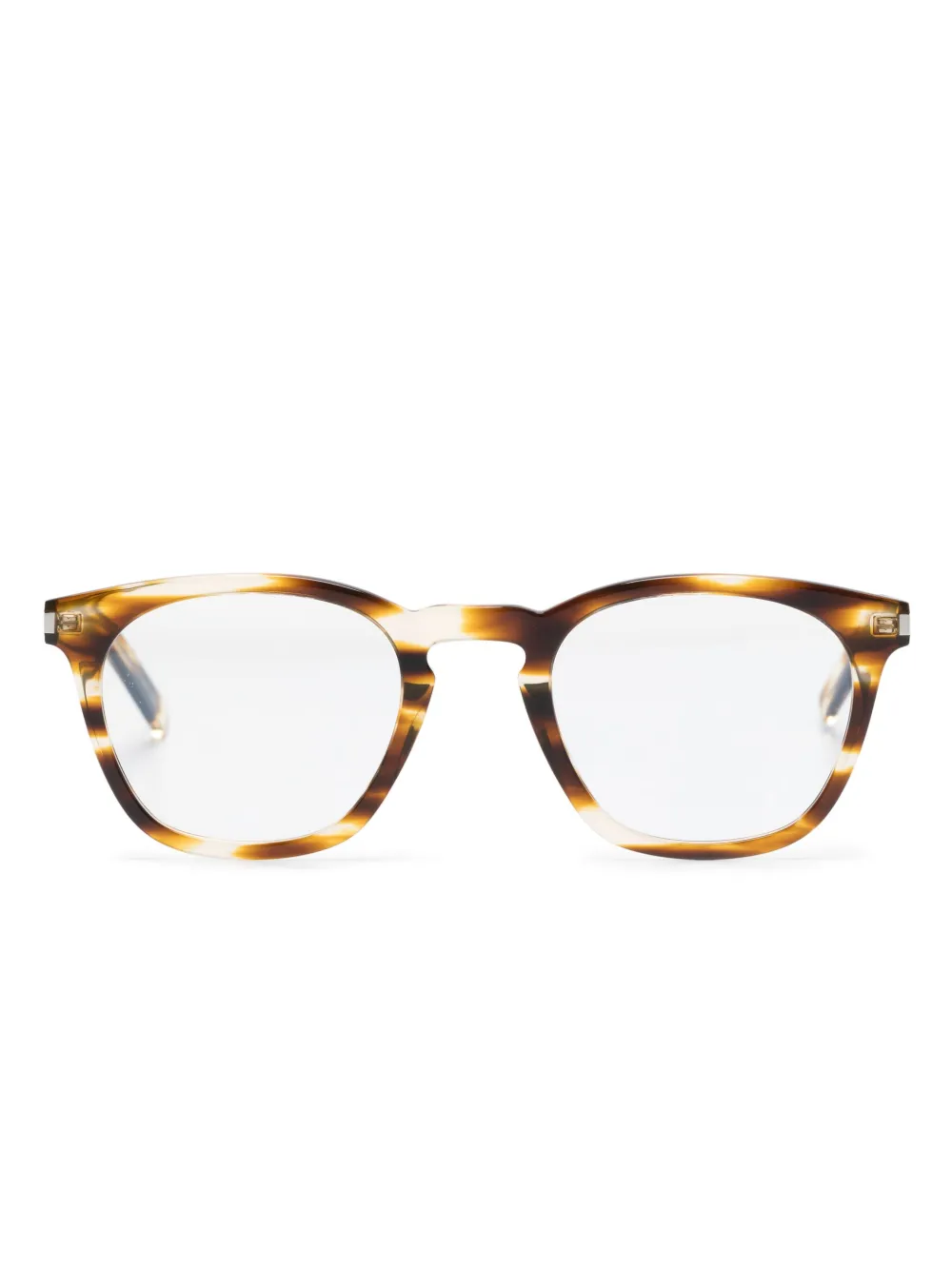 

Очки SL 30 Slim в квадратной оправе Saint Laurent Eyewear, коричневый
