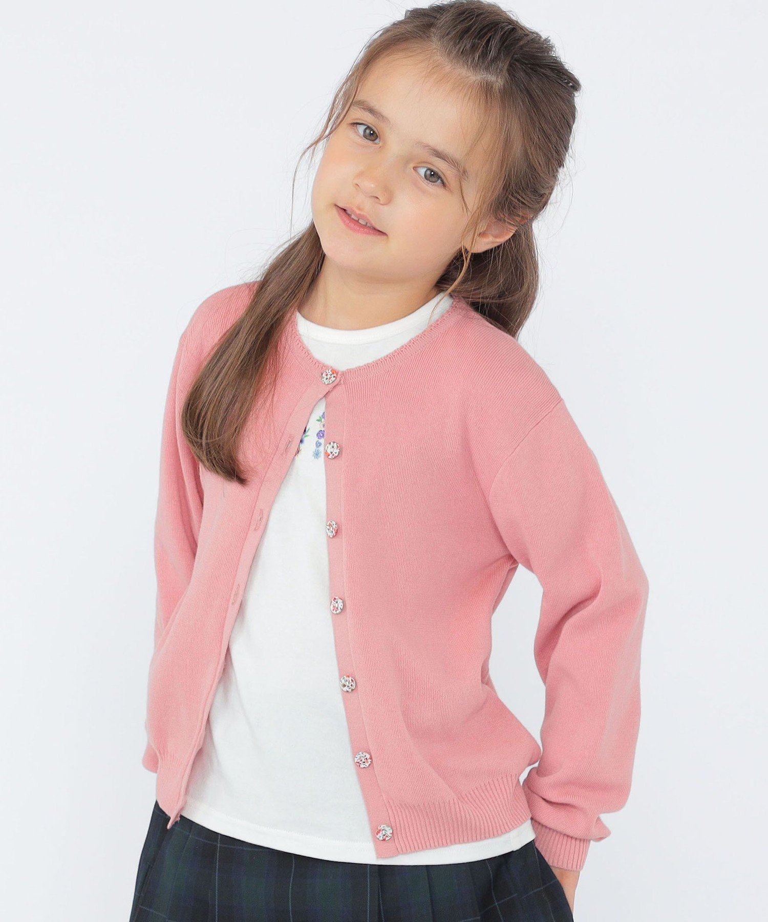 Детский кардиган SHIPS: 100–130 см / Вязаный кардиган Liberty SHIPS KIDS, Pink