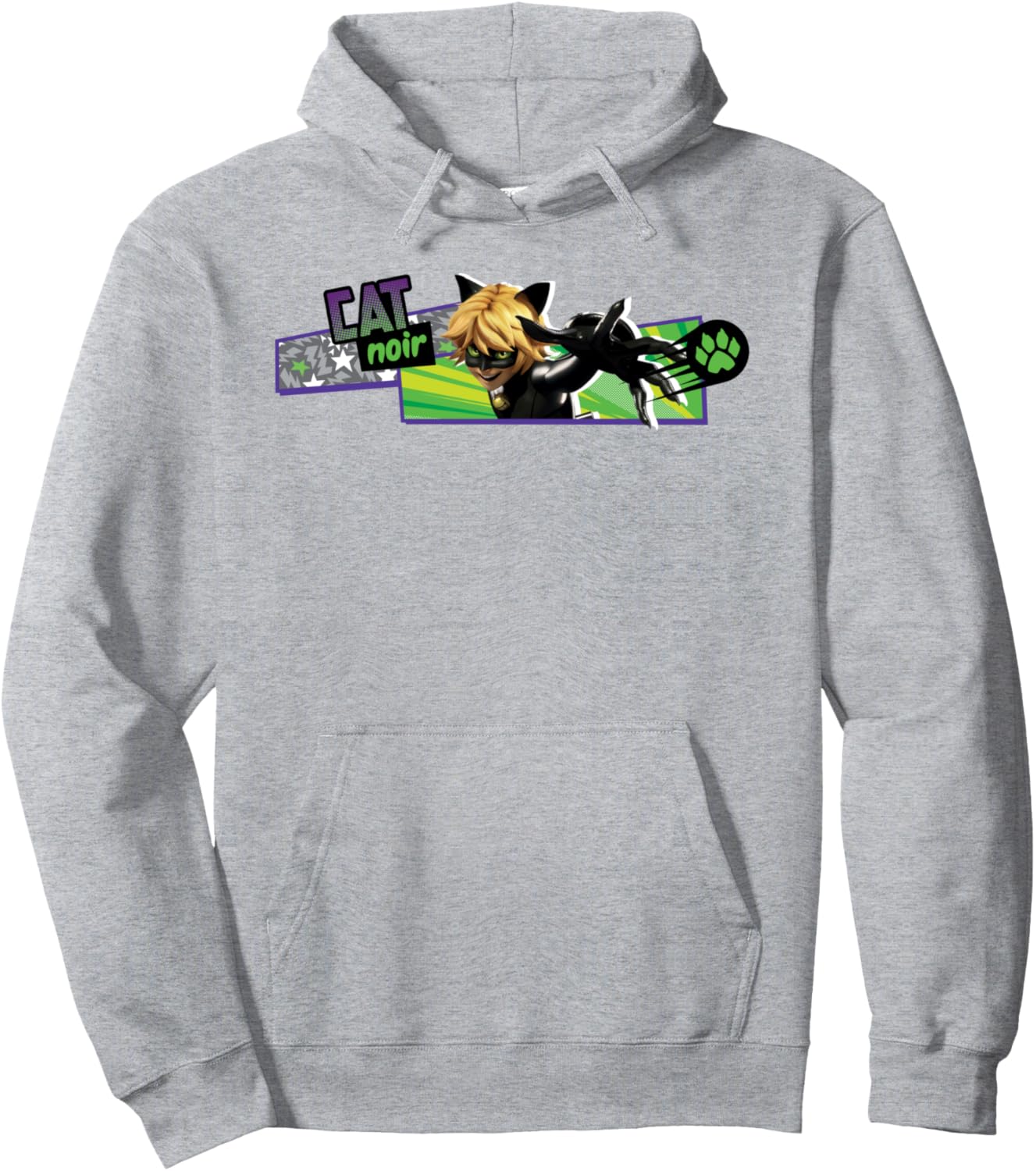 

Худи Кот Нуар из коллекции Miraculous, серая