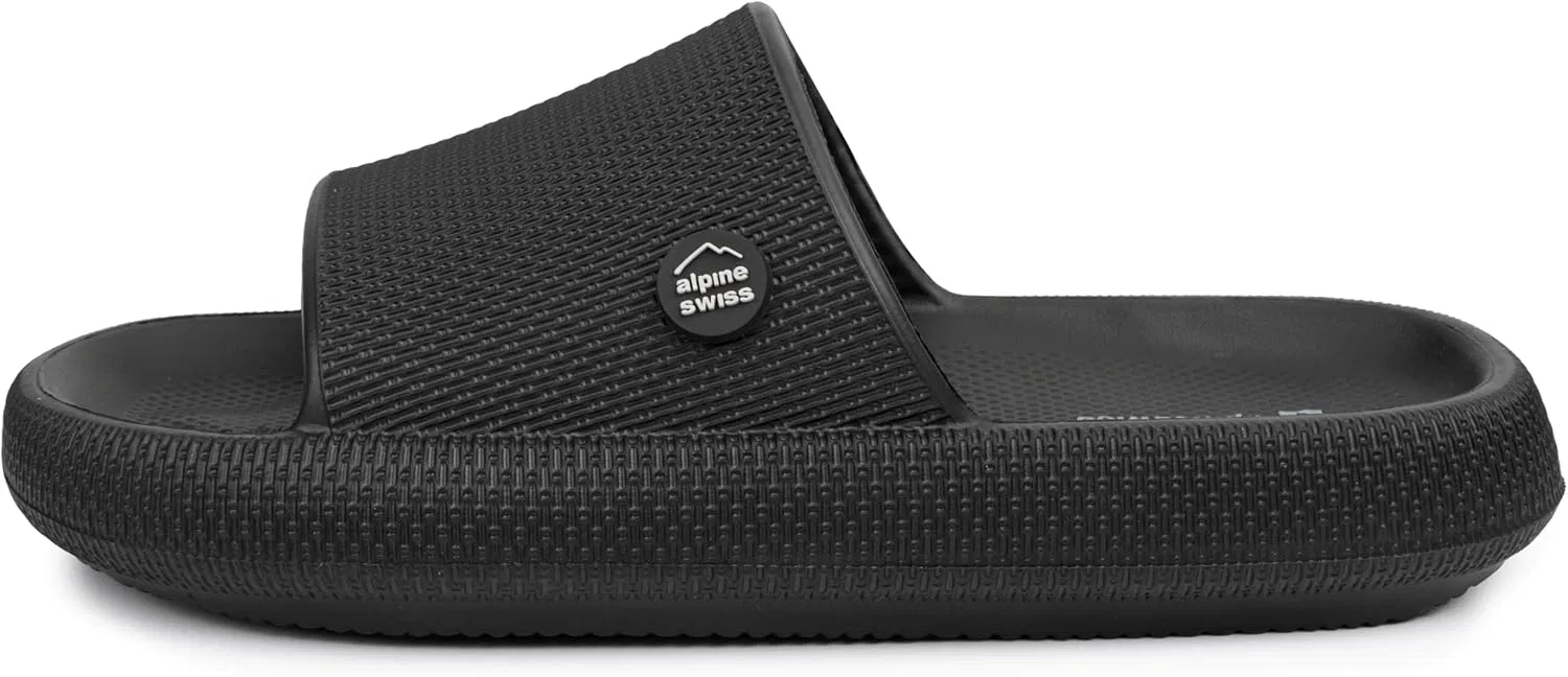 Сланцы Alpine Swiss водонепроницаемые, Black — фото 3