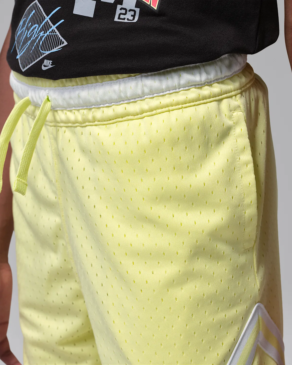 Детские шорты Jordan Dri-FIT Diamond Sport, Luminous Green — фото 4