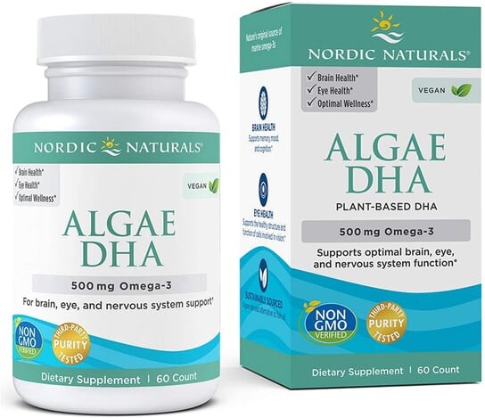 

Nordic Naturals, Водоросли веганские Омега-3 500 мг 60 капсул