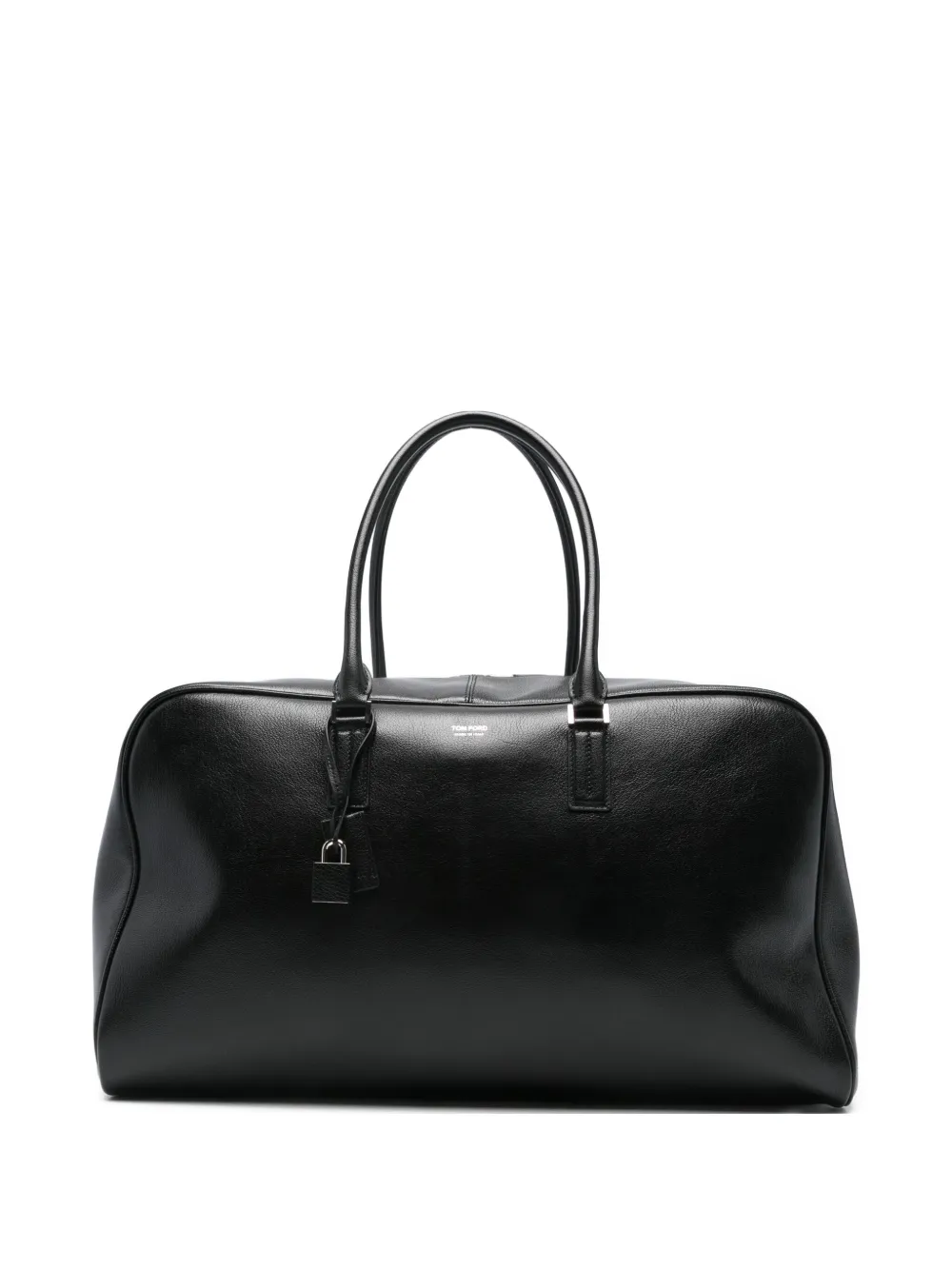 

Дорожная сумка из кожи с замком TOM FORD, черный