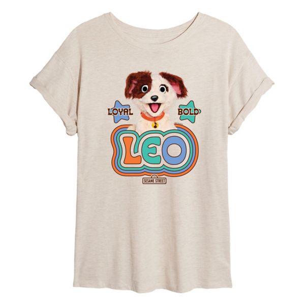 

Детская оверсайз футболка Tango Leo из серии Sesame Street Licensed Character, бежевый