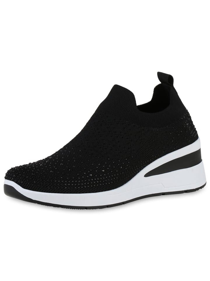 

Низкие кроссовки VAN HILL Wedges Aurora, черный