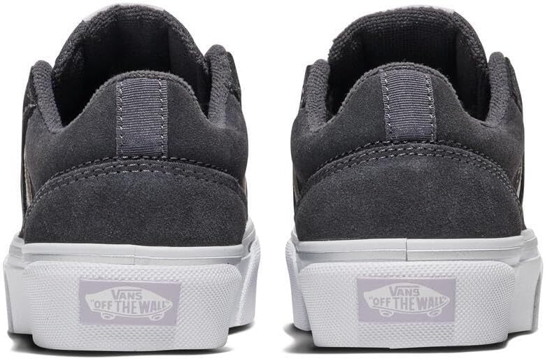 Vans Girls Seldan Platform Shoe | Девчачьи модные кроссовки, ретро-теннисный стиль для повседневной носки, Metallic Pop Asphalt — фото 3