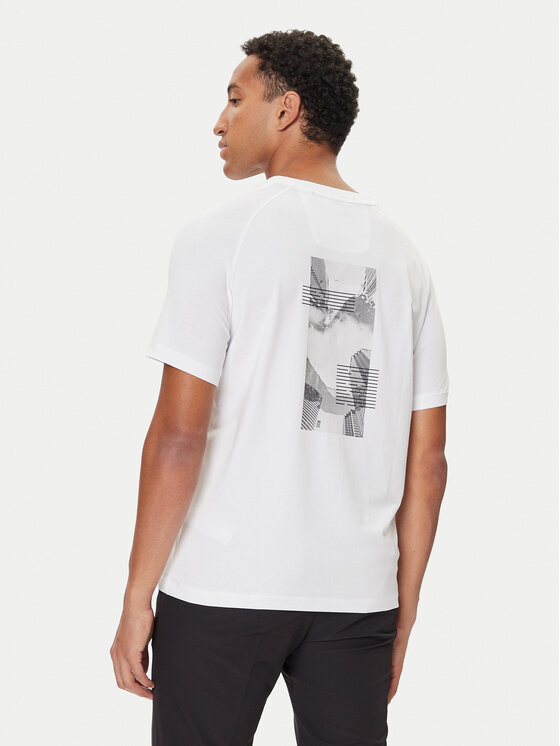 Футболка relaxed fit Stripe Zone 50548093 Boss, белый — фото 3