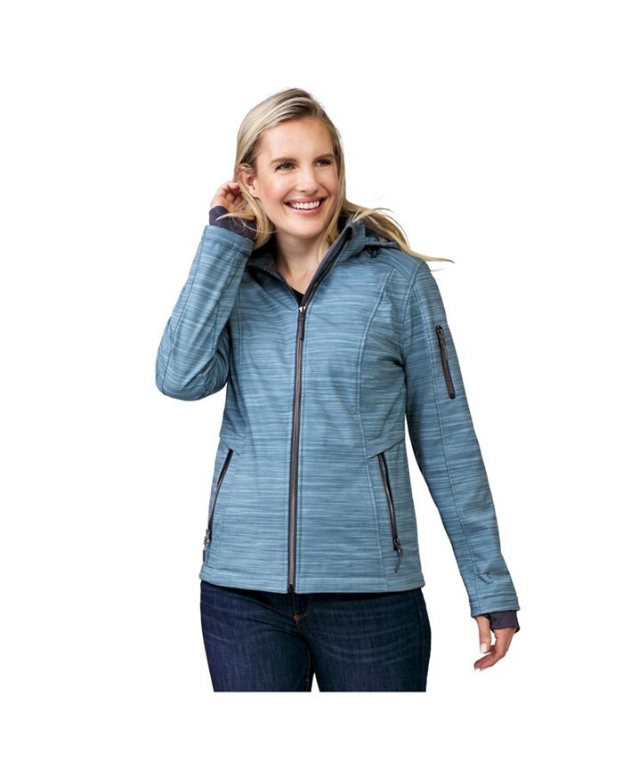 

Женская куртка Aeris II Super Softshell Free Country, зеленый