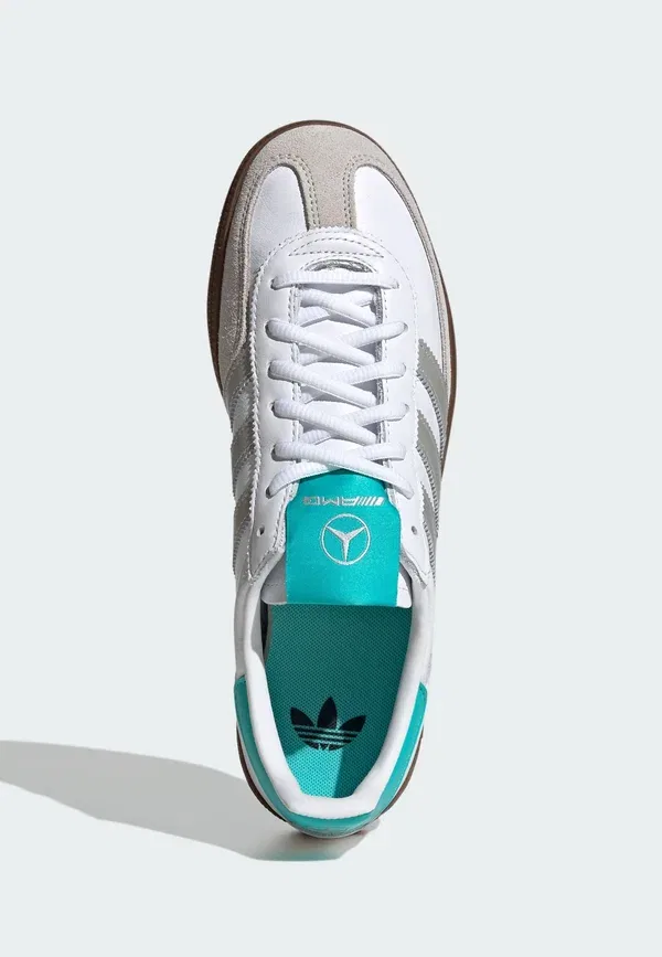 Кроссовки Handball Spezial Adidas Originals, облачно-белый серебристый металлик гум — фото 3