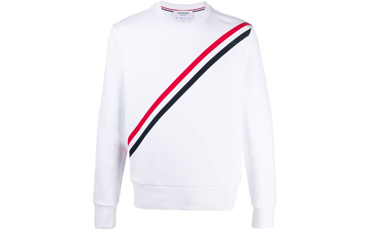 

THOM BROWNE Толстовка мужская белая