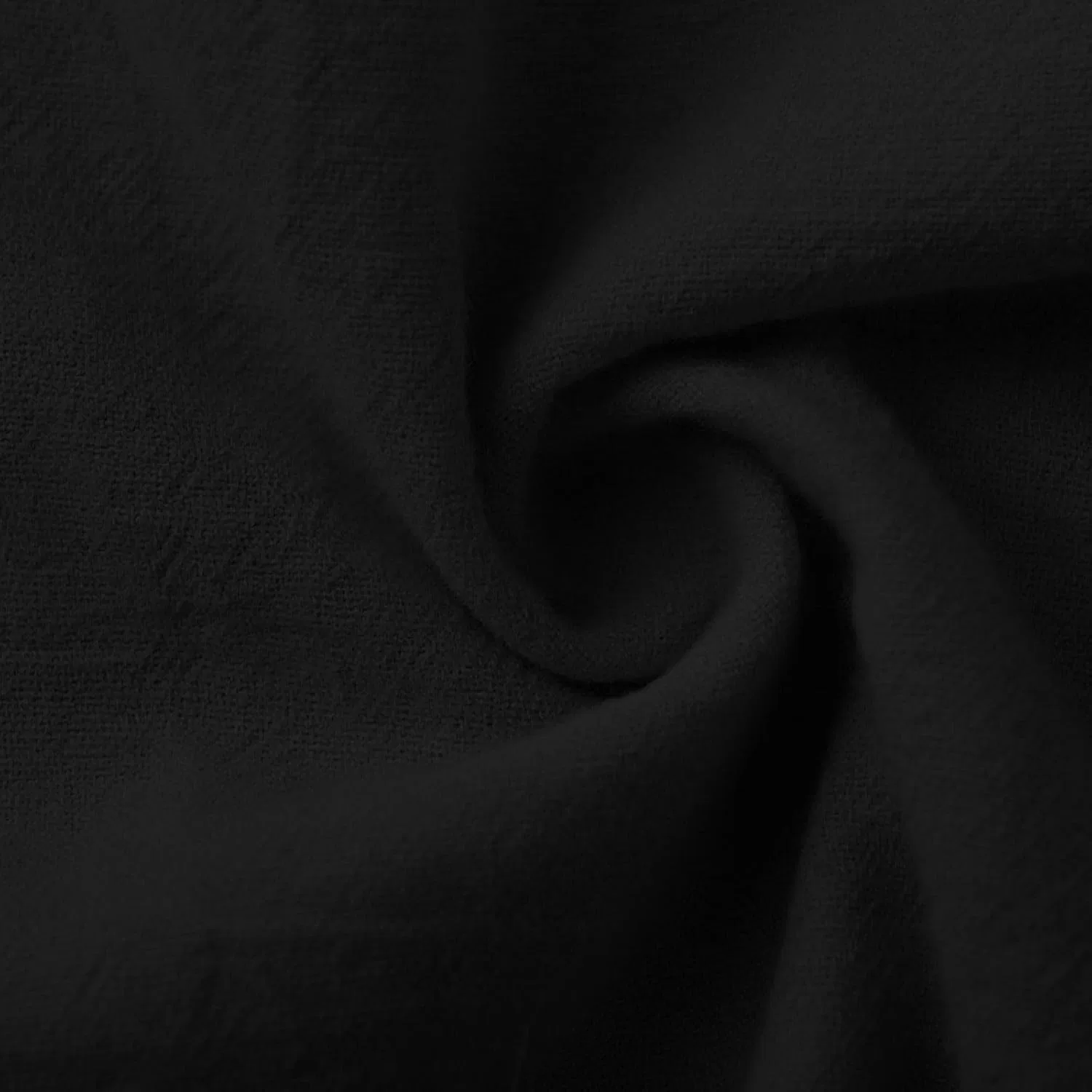 Блуза женская из льна и хлопка Generic, черный — фото 3