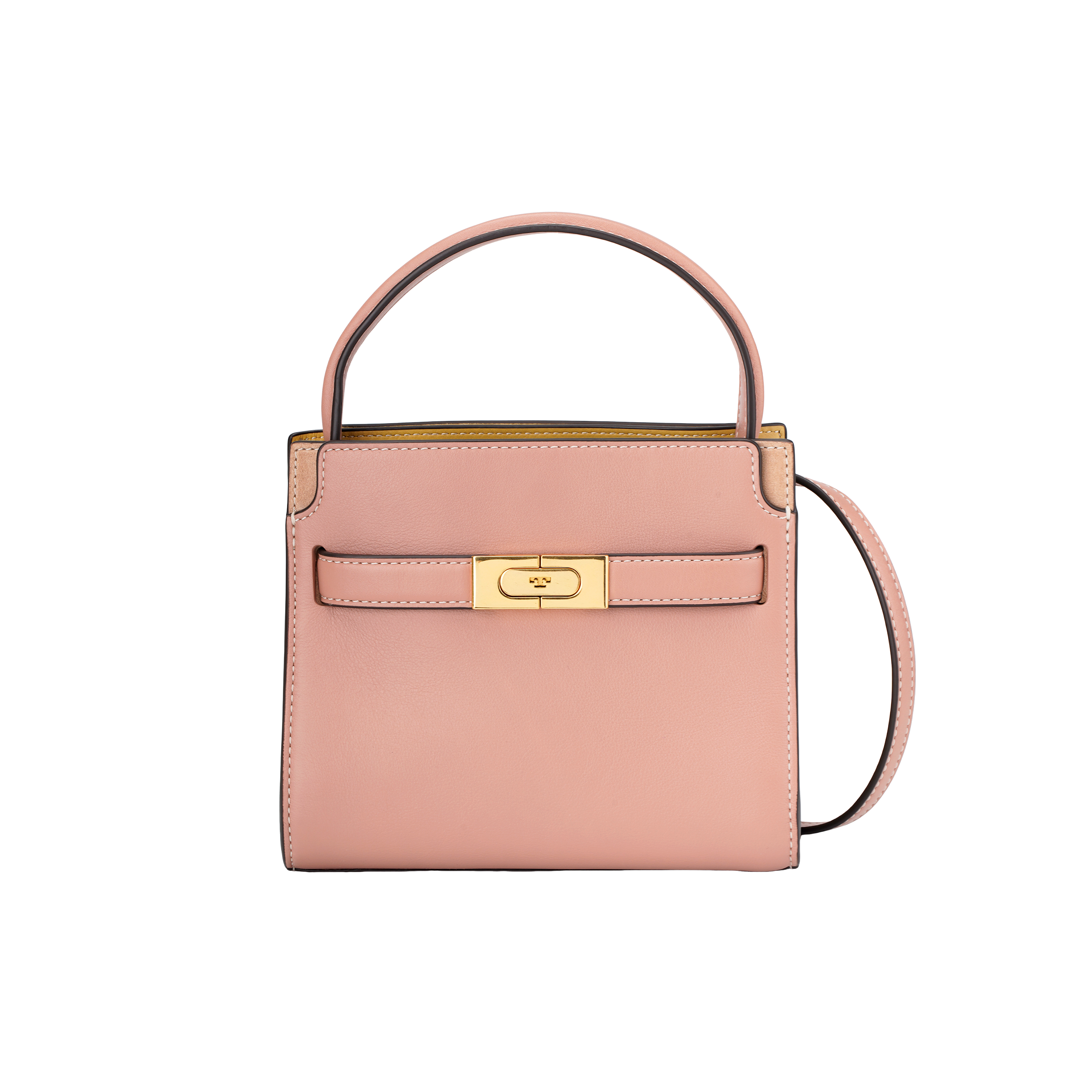 

TORY BURCH Сумка Lee Radziwill из телячьей кожи, женская, через плечо, мини, розового цвета